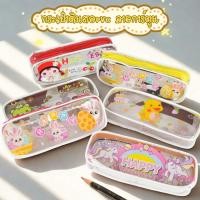 ราคา กระเป๋าดินสอ PVC กระเป๋าเครื่องเขียน กระเป๋าซิป พลาสติกใส ลายการ์ตูน ที่เก็บดินสอ เครื่องเขียน (44357796212)