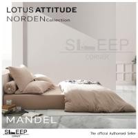 ราคา ชุดผ้าปูที่นอนพร้อมผ้านวม LOTUS ATTITUDE รุ่น NORDEN : สี MANDEL (24059319989)