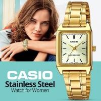 ราคา ใหม่!! นาฬิกา Casio แท้ รุ่น LTP-V007G-9E นาฬิกาข้อมือผู้หญิง สายสแตนเลส สีทอง รับประกัน (1584252914)