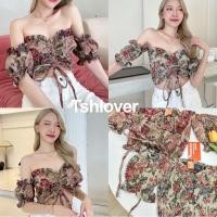 ราคา ปาดไหล่ลายดอก ปาดไหล่รูดหน้า (22238160807)