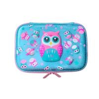 ราคา พร้อมส่งกล่องดินสอ กระเป๋าดินสอลายนูน 3D ลายนกฮูก(งานเทียบsmiggle งานเทียบสมิกเกิ้ล ) (5015985207)