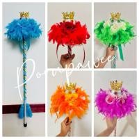 ราคา ไม้คฑาดรัมเมเยอร์เด็ก(หัวดอกไม้โบว์+ขนนก) (23354616673)