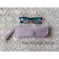 ราคา กระเป๋าใส่แว่น / กระเป๋าดินสอ พร้อมสายคล้อง หนัง pu สีม่วง pastel เรียบๆ สไตล์ minimal สีสวยหวาน มือสองจากตู้ญี่ปุ่น (26756995805)