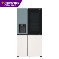 ราคา LG ตู้เย็น Instaview ไซด์ บาย ไซด์ 22.4 คิว Inverter (สีมิ้น-สีเบจ) รุ่น GC-X257CMEW.ATEPLMT (24360425548)