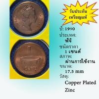 ราคา No.61335 ปี1990 FIJI ฟิจิ 1 Cent เหรียญสะสม เหรียญต่างประเทศ เหรียญเก่า หายาก ราคาถูก (22383374631)
