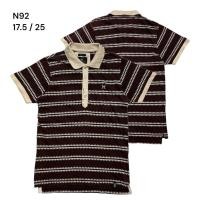 ราคา Manlio Nuovo เสื้อโปโล มันลิโอ นูโอโว สีน้ำตาล N92 (44322396037)
