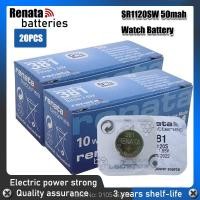 ราคา 20PCS renata 381 100% Original Swiss Silver Oxide Watch Battery 381 SR1120SW SR1120 1120 1.55V Button Coin Cell Batterie (20443273619)