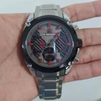 ราคา ลดล้างสต็อก หรูหราในราคาเบาๆนาฬิกาข้อมือชาย กันน้ำ นาฬิกา naviforce แท้ รุ่น NF9113-SBR สายแสตนเลส ของแท้100% (3075452516)