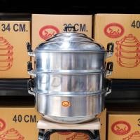 ราคา หม้อซึ้ง(เนื้ออลูมิเนียม)หม้อนึ่ง[ตราพญานาค][ตราหัวม้า] (23477059472)