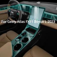 ราคา For Geely Atlas FX11 Boyue L 2023 Car interior Accessories film transparent TPU Gear Panel Center C (51203544752)