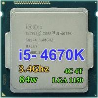 ราคา ⚡️CPU Intel Core i5-4670K 4คอ 4เทรด 84W LGA 1150 ฟรีซิลิโคน1ซอง i5 4670 K (12515784505)