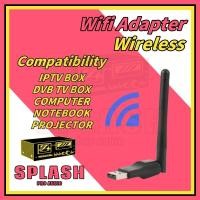 ราคา เสารับสัญญาณ Wifi - USB Wifi Adapter สำหรับคอมพิวเตอร์ โน้ตบุ๊ค แล็ปท็อป ตัวรับสัญญาไวไฟความเร็วสูง (26219697429)