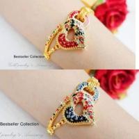 ราคา สร้อยข้อมือลงยาสุโขทัย งานทอง 5ไมครอน (707260443)
