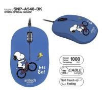 ราคา เมาส์ มีสาย Anitech x Peanuts Optical Mouse USB รุ่น SNP-A548 (20345174319)