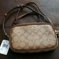 ราคา Coach crossbody​ สะพายข้าง 2 ซิป (ของแท้ % ) มือ 2️⃣ (3225975001)