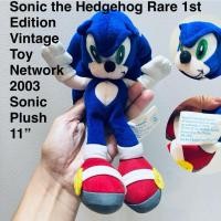 ราคา ตุ๊กตา โซนิค หายาก Sonic the Hedgehog Rare 1st Edition Vintage Toy Network 2003 Sonic Plush ขนาด11” 7/68 (43409714539)
