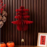 ราคา โคมไฟตกแต่ง Tet, โคมไฟ LD12 กระดาษรังผึ้ง โคมไฟ Tet (57103743501)
