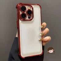 ราคา ปีใหม่สีแดงเคสโทรศัพท์สําหรับ ไอคิว 13 Z9 เทอร์โบ + มือโปร นีโอ 10 9 มือโปร 5ก ง่ายน่ารักชุบสีแดงปลอกสี่มุมกันกระแทกนุ่มปกหลัง (56854140310)