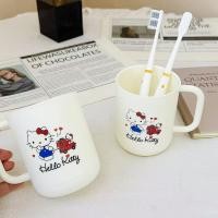 ราคา สวัสดี คิตตี้ แมวครัวเรือนล้างถ้วยการ์ตูนครัวเรือนแปรงสีฟันถ้วยเด็กนักเรียนสากลน้ํายาบ้วนปากถ้วยช็อกทนหนาถ้วย (48855145909)