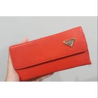 ราคา (มือสอง) กระเป๋าตังใบยาว Roxy สีส้มแดง (2474946103)