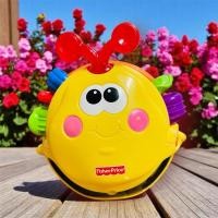 ราคา บอลของเล่นเสริมพัฒนาการ Fisher price บอลเด็กล้มลุก ของเล่นมีเสียงมีไฟ แท้มือสอง (24445162915)