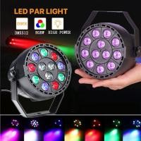 ราคา 12LED Mini Par Light RGB DMX512 RGBW ไฟสีม่วงพื้นหลังเวที DJ Disco Light Stage สําหรับปาร์ตี้ KTV งานแต่งงาน (44479204899)