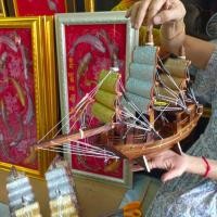 ราคา เรือสำเภา ไซส ์ s เรือสำเภาไม้สัก ขนเงินทองเข้าบ้าน (19680753969)