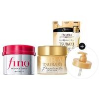 ราคา SHISEIDO TSUBAKI Premium Repair Mask 180g / Refill 150g / Fino Premium Touch Hair Mask 230g (22242804767)