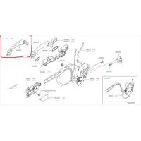 ราคา มือเปิดประตูด้านนอกข้างขวา สำหรับรถ Nissan Almera (N18) อะไหล่แท้นิสสัน (50803327754)