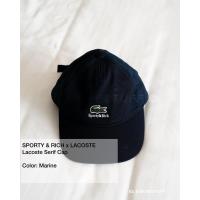 ราคา [SALE!!] SPORTY & RICH x LACOSTE Lacoste Serif Cap - Marine (28453557477)