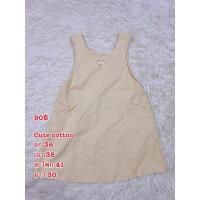 ราคา Cute cotton เอี๊ยมกระโปรง น่ารัก มินิมอล (22662826430)