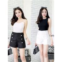 ราคา กางเกงขาสั้น กระดุมเพชร ผ้า วิ้ง (1879416841)