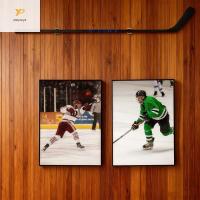 ราคา PPY แพ็ค 2 ชั้นวางไม้ฮอกกี้ Featuring แผ่นทนทานวัสดุอะคริลิคปรับ Fit คอลเลกชันกีฬาจอแสดงผล (40778873125)