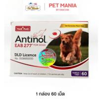 ราคา สินค้าแท้ 100% ซื้อ 3 ชิ้น แถมฟรี 1 ชิ้นอาหารเสริมบำรุงข้อต่อสำหรับสุนัข แอนตินอล (50407010388)