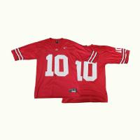 ราคา เสื้ออเมริกันฟุตบอล Ohio state university football สีแดง มือสอง (48901938695)