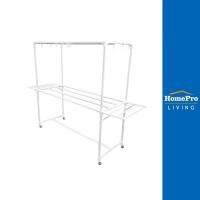 ราคา PLIM ราวตากผ้าเหล็กมีล้อ 8 เส้น มีปีก 1.5 ม. สีขาว จัดส่งโดย HomePro (15310141571)