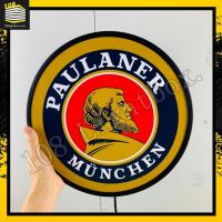 ราคา ป้ายไฟLEDพอลลาเนอร์Paulaner ป้ายเบียร์ ป้ายไฟตกแต่งร้านเหล้า ป้ายด้านเดียวหน้าเรียบขนาด 30-40 ซม. (27551903312)