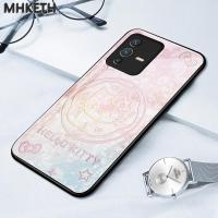 ราคา เคสสำหรับ VIVO V23 5G V23i 5G V23E 4G V23E 5G Y75 เคสฝาครอบป้องกันวัสดุทำจากแก้วเคสมือถือลายแมวสุดน่ารัก (48350164339)