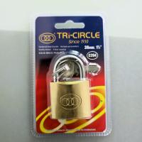 ราคา กุญแจทองเหลือง ยี่ห้อสามห่วง ทองเหลืองแท้ 38mm (54800923097)