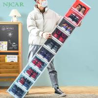 ราคา NJCAR H633PK ชั้นเก็บรองเท้า ที่เก็บรองเท้า ประกอบง่าย ฝาหน้าเปิดปิด กล่องใส่รองเท้า ชั้นวางรองเท้า (8810628797)
