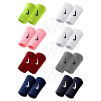 ราคา Nike ผ้ารัดข้อมือแบบยาว Swoosh Doublewide Wristbands (7สี) (9050495559)