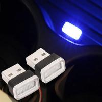 ราคา 2018 New Car led Mini usb Car interior foot lamp led free modified lighting car usb atmosphere ligh (56205661788)