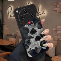 ราคา สําหรับ ZTE Nubia RedMagic 10 Air Z80 Ultra Z60 Z70S Ultra Focus 2 Focus Pro 5G Focus 5G Nubia Air Black Rose เคสโทรศัพท์สีดํา Soft TPU กันกระแทกปลอก (45107372430)