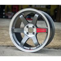 ราคา (4วง) / Te37 ขอบ17 4/100 กว้าง9 ออฟ35 ล้อใหม่ (26601791921)