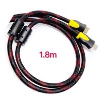ราคา สาย HDMI Cable HD 1080P (M/M) V1.4 สายถัก 1.8เมตร (1870827065)