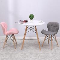 ราคา aiehome โต๊ะทานข้าว โต๊ะทำงานทรงกลม ท็อปไม้ ทันสมัย รุ่น 2368 (57103806013)