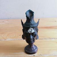 ราคา เศียรพ่อแก่ “ พระฤาษีเพชรฉลูกัณฑ์” ขนาดเล็ก สำหรับตั้งบูชาหน้ารถ สร้างโดย อ.แจ้ วังน้อย (7518812268)