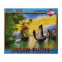 ราคา Jigsaw Puzzle ตัวต่อจิ๊กซอว์ 500 ชิ้น CCT.319 Landscapes วิวธรรมชาติ Boat Lake รูปเรือและแม่น้ำ MagicLand6 (4244373380)