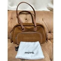ราคา MUVA - Boxy Suede - กระเป๋าสะพายข้าง หนังกลับ (42511549558)