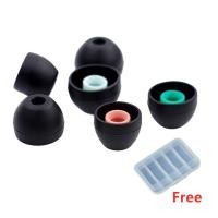 ราคา 3 คู่, Eartips ใช้งานร่วมกับ Sony WF-1000XM4 WF-1000XM5 หูฟัง, จุกหูฟังซิลิโคนอ่อนนุ่มสําหรับ Sony WF WI XBA MDR In-Ear Series เปลี่ยนซิลิคอน cap, Fit ในกรณีชาร์จ (29741994344)